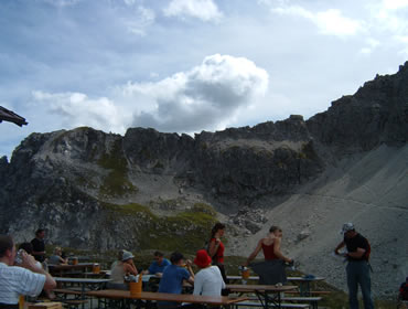 Blick zur Fiderscharte