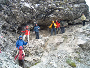 Abstieg ueber die Kemptner Scharte