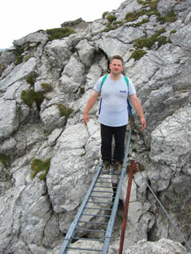 Auf der Leiterbruecke