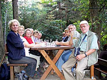 Rast im Biergarten