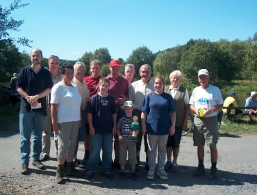 Bei der Siegerehrung