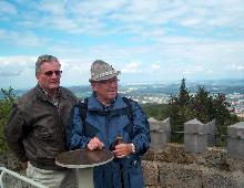 Winfried u Herbert auf dem Kickelhahn