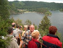 Hohenwartestausee am Hermannsfelsen