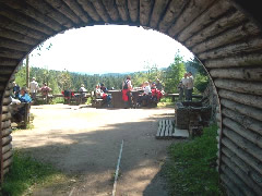 Blick vom Greifensteinstollen Richtung Fichtelberg