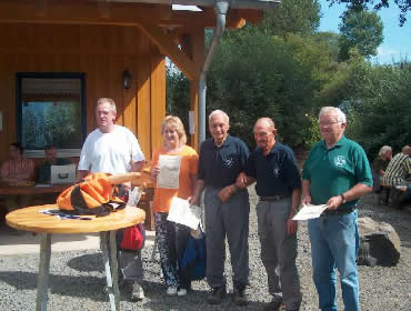 Siegerehrung durch Herbert Turian